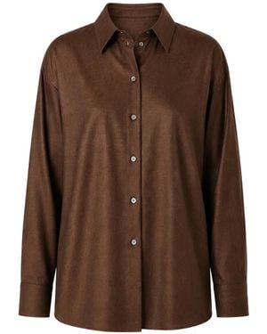 Paul Smith Hemd Aus Wolle - Braun