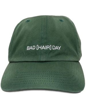 D1 Milano Embroidered Cotton Cap - Green