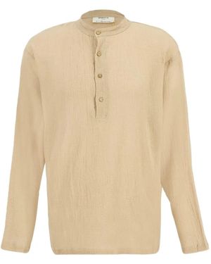 SPIRITUM TULUM T-Shirt À Boutonnière - Blanc