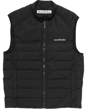 Acne Studios パデッドベスト - ブラック