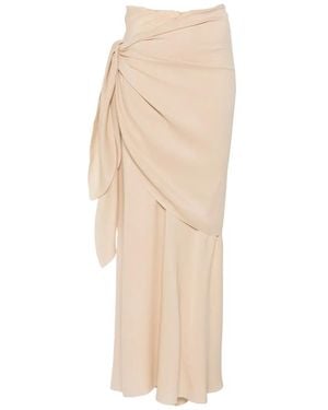 Cortana Draped Skirt - White