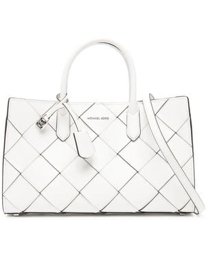 Michael Kors Medium Scarlett Satchel - White