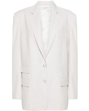 R.ev Everly Single-Breasted Blazer - White