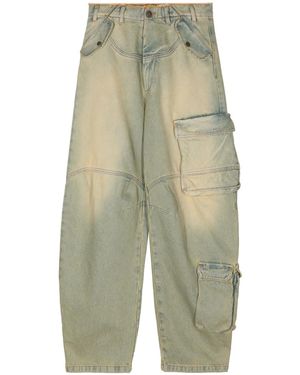 DARKPARK Rosalind Tapered Cargo Jeans - Green