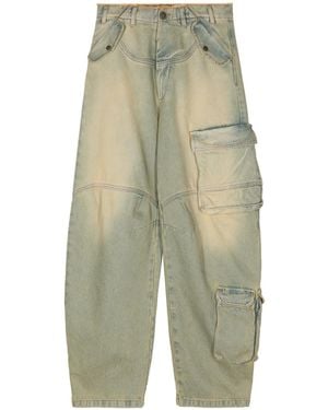 DARKPARK Rosalind Tapered Cargo Jeans - Green