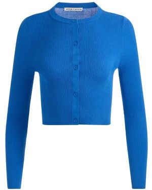 Alice + Olivia Cárdigan Carson De Canalé - Azul