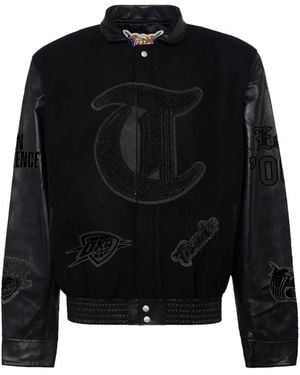 Jeff Hamilton Oklahoma City Thunder Varsity Jacket - Black