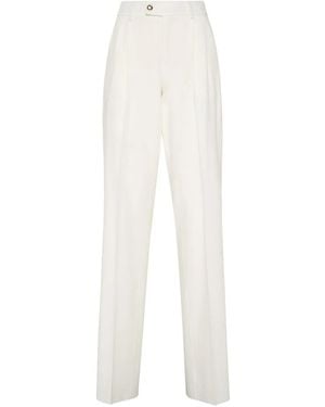 Philipp Plein Straight-Leg Pants - White