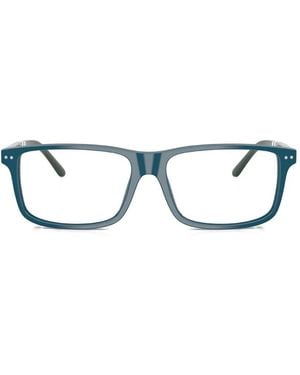 Polo Ralph Lauren Rectangle-Frame Glasses - White