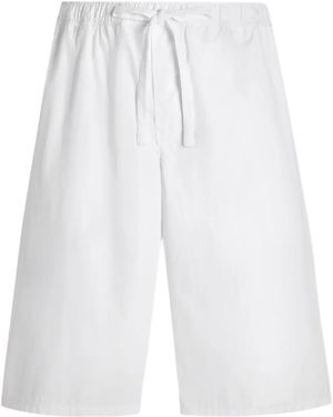Dolce & Gabbana Logo-Patch Shorts - White