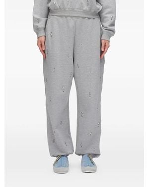 3.1 Phillip Lim Dome Embellishment Track Pants - Gray
