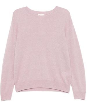 MAISON 123 Round-Neck Jumper - Pink