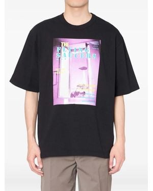 Kolor T-Shirt The Flying Saucers - Nero