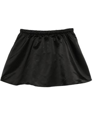 JNBY Falda Corta Acampanada - Negro