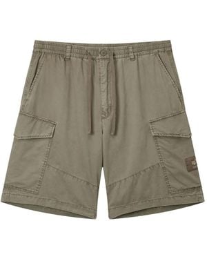 Izzue Cotton Bermuda Shorts - Green