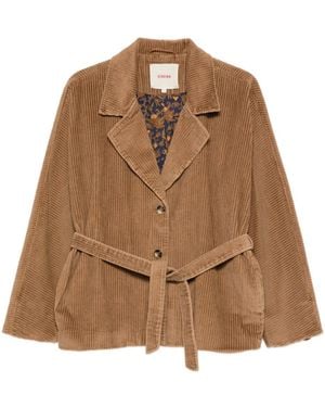 Xirena Colt Belted Corduroy Jacket - Brown