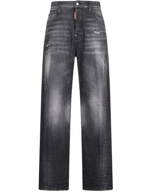 DSquared² Loose-Fit Jeans - Grey