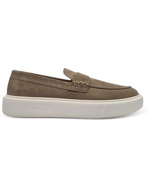Henderson Suede Slip-On Loafers - Brown