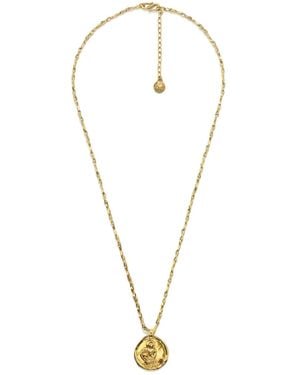 Goossens Talisman Astro Aquarius Necklace - Metallic