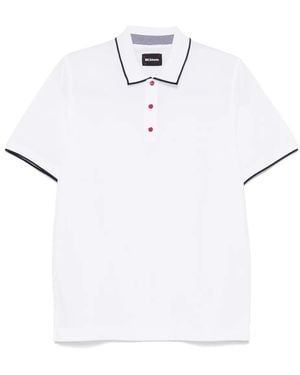 Kiton Poloshirt Mit Kontrastdetail - Weiß