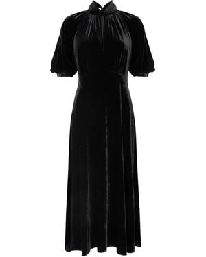 Temperley London Eliana ベルベット ドレス - ブラック