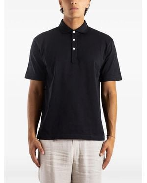 Handvaerk Jersey Short-Sleeved Polo Shirt - Black