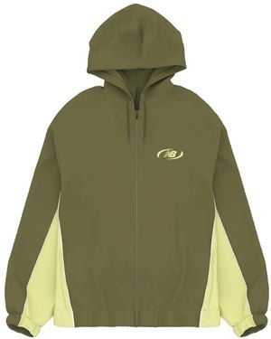 New Balance Trackside Woven Jacket - Green