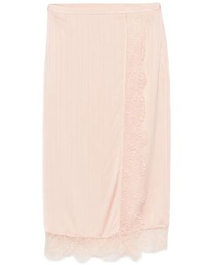 Twinset Gonna Lunga Plissettata - Rosa