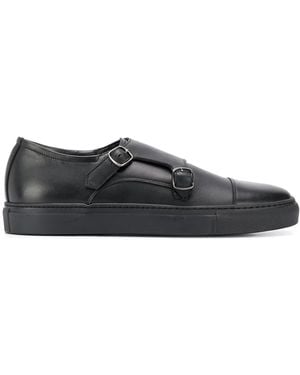SCAROSSO Monk Strap Trainers - Black