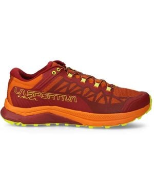 La Sportiva Panelled-Design Trainers - Red