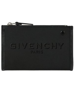 Givenchy Cargo Zipped Card Holder - Black