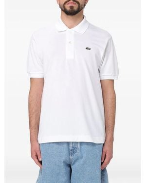 Lacoste Logo-Detail Polo Shirt - White