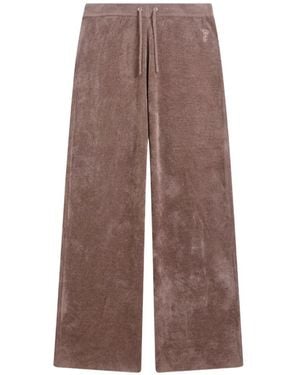 Juicy Couture Luxe Straight-Leg Track Trousers - Brown