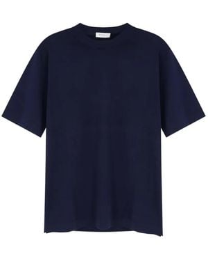 Bramani Cashmere Crew-Neck T-Shirt - Blue