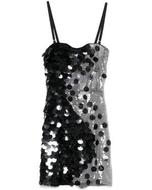 Nensi Dojaka Minikleid Mit Pailletten - Schwarz