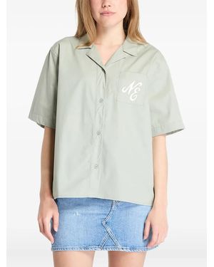 KTZ Logo-Embroidered Short-Sleeve Shirt - Green