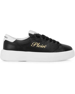 Philipp Plein Low-Top Sneakers Signature - Black