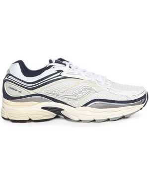 Saucony Progrid Omni 9 Lace-Up Sneakers - White