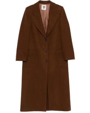 Aniye By Manteau Janis À Simple Boutonnage - Marron