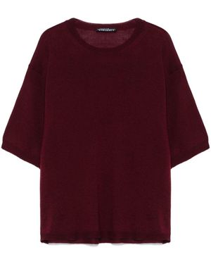 Laura Urbinati Knitted T-Shirt - Red