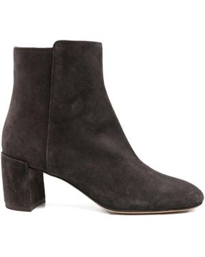Agl Attilio Giusti Leombruni 60Mm Block-Heel Suede Boots - Black