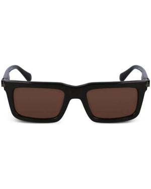 Ferragamo Eyewear Sonnenbrille Mit Eckigem Gestell - Schwarz