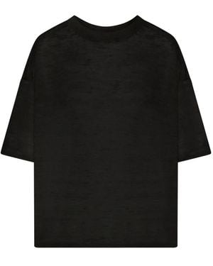 Roberto Collina クルーネック Tシャツ - ブラック