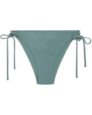 Aubade Bragas De Bikini Summer Glow Con Lazo Lateral - Azul