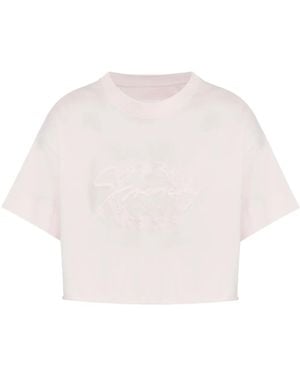 Givenchy クロップド Tシャツ - ピンク