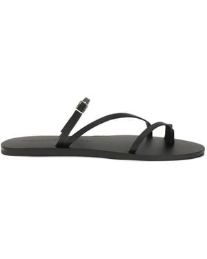 Manebí X Alex Rivière Studio Giorgia Leather Sandals - White