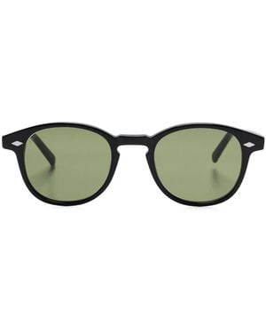 Lesca Pantos-Frame Sunglasses - Green