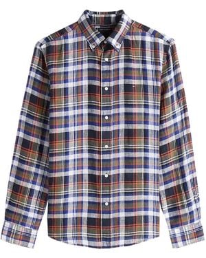Tommy Hilfiger Linen Shirt - Blue