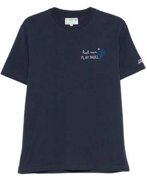 MC2 Saint Barth Cotton Portofino T-Shirt - Blue