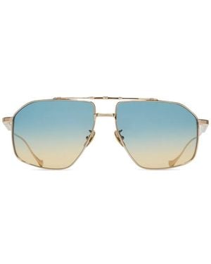 Cutler and Gross Kensington Geometric Sunglasses - Blue